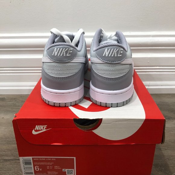 Nike Dunk Low Two-Toned Grey (GS) 6y - Picture 4 of 6